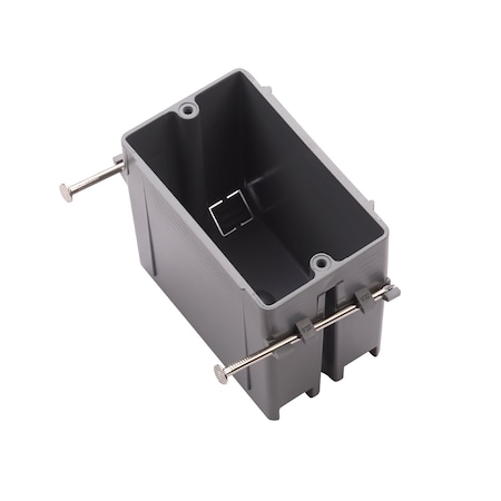 Energetic Lighting Electrical Box, 1, Plastic, Rectangle Shape, 160 PK EPB-1G23-KO